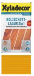 Holzschutz Lasur für Außenbereich Xyladecor  2in1 Eiche Hell 0,75L Universeller Allwetterschutz