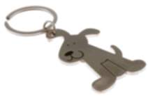 Hund Schlüsselanhänger aus Metall Taschenanhänger