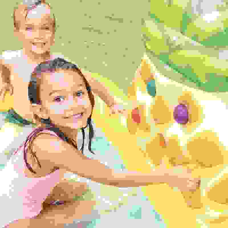 Intex Aufblasbarer Kinderpool - Obst - Mit Rutsche - 244 x 191 x 91 cm