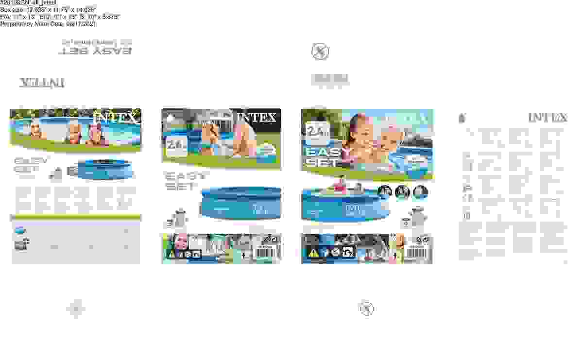 Intex Easy Set Aufblasbarer Pool 244 x 61 cm