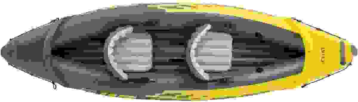 Intex Explorer K2 Kajak - 312cm - 2 Personen - Gelb - Max. 180 kg - Aufblasbar