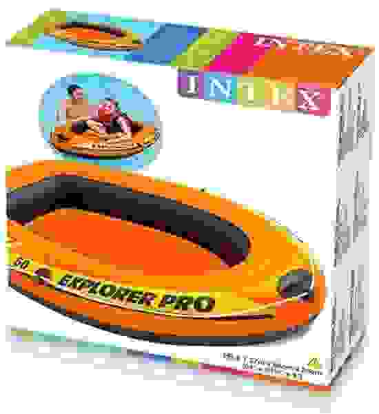 Intex Schlauchboot Explorer pro 196 X 102 Cm PVC orange Aufblasbar – Max. 120 kg