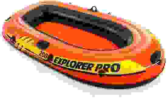 Intex Schlauchboot Explorer pro 196 X 102 Cm PVC orange Aufblasbar – Max. 120 kg