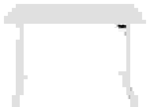 ith möbel EasyT elektrisch höhenverstellbarer Schreibtisch titanweiß rechteckig, T-Fuß-Gestell weiß 120,0 x 80,0 cm