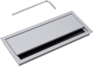 Kabeldurchlass EXIT G11 ECO aus Aluminium silber mit Bürstendichtung