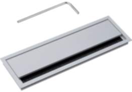 Kabeldurchlass EXIT G11 ECO aus Aluminium silber mit Bürstendichtung
