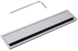 Kabeldurchlass EXIT G11 ECO aus Aluminium silber mit Bürstendichtung