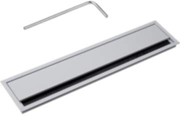 Kabeldurchlass EXIT G11 ECO aus Aluminium silber mit Bürstendichtung