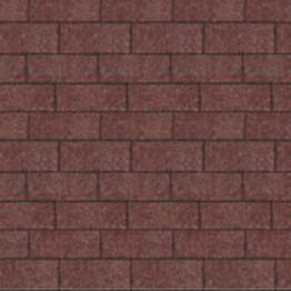Karibu | Dachschindeln Rechteck | dunkelrot, 3 qm