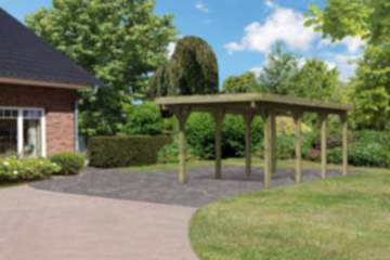 Karibu | Einzelcarport Classic 2 Variante A
