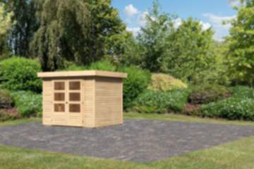 Karibu | Gartenhaus "Askola 3" | naturbelassen