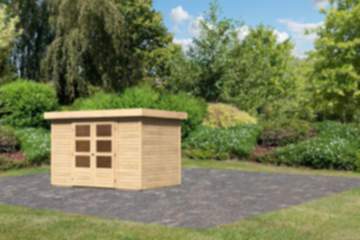Karibu | Gartenhaus "Askola 4" | naturbelassen