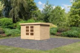 Karibu | Gartenhaus "Askola 5" | naturbelassen