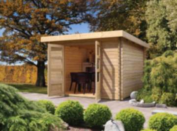 Karibu | Gartenhaus "Bastrup 2" | naturbelassen