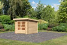 Karibu | Gartenhaus "Bastrup 4" | naturbelassen