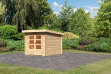 Karibu | Gartenhaus "Bastrup 4" | naturbelassen