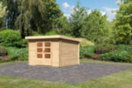 Karibu | Gartenhaus "Bastrup 5" | naturbelassen