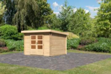 Karibu | Gartenhaus "Bastrup 5" | naturbelassen