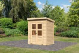 Karibu Gartenhaus Merseburg 2 naturbelassen 178 x122 cm