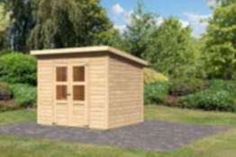 Karibu Gartenhaus Merseburg 5 naturbelassen 238 x 210 cm