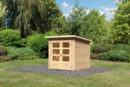 Karibu | Gartenhaus "Stockach 2" naturbelassen