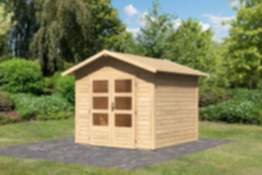 Karibu Gartenhaus Talkau 4 naturbelassen 240 x 240 cm