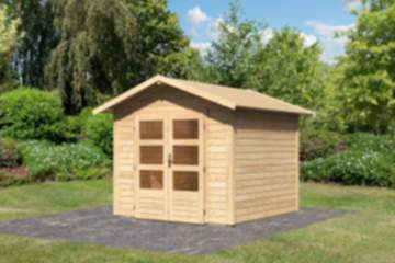 Karibu Gartenhaus Talkau 4 naturbelassen 240 x 240 cm