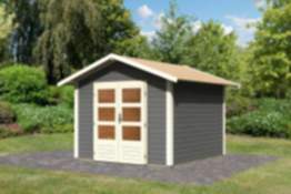 Karibu Gartenhaus Talkau 6 terragrau 270 x 270 cm