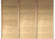 Karibu | Rückwand Einzelcarport / Doppelcarport