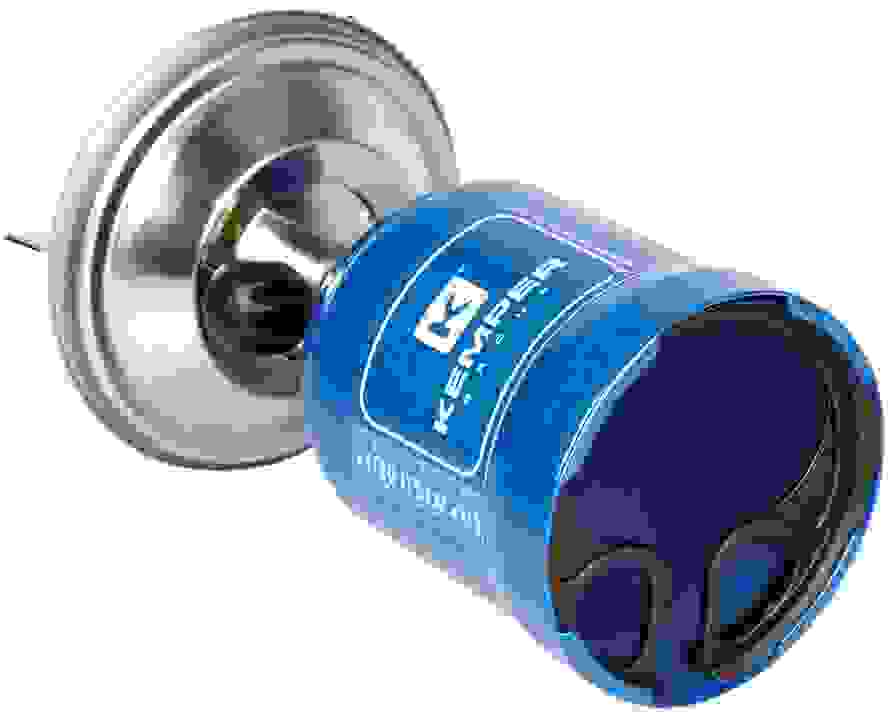 Kemper Kunststoff-Gasherd mit Windschutz 2050W - Blau