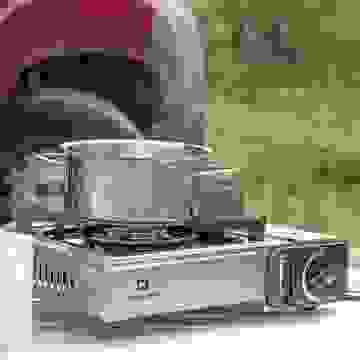 Kemper tragbarer Gasherd Smart - Gasgrill - 2200W - 33x29x8 cm