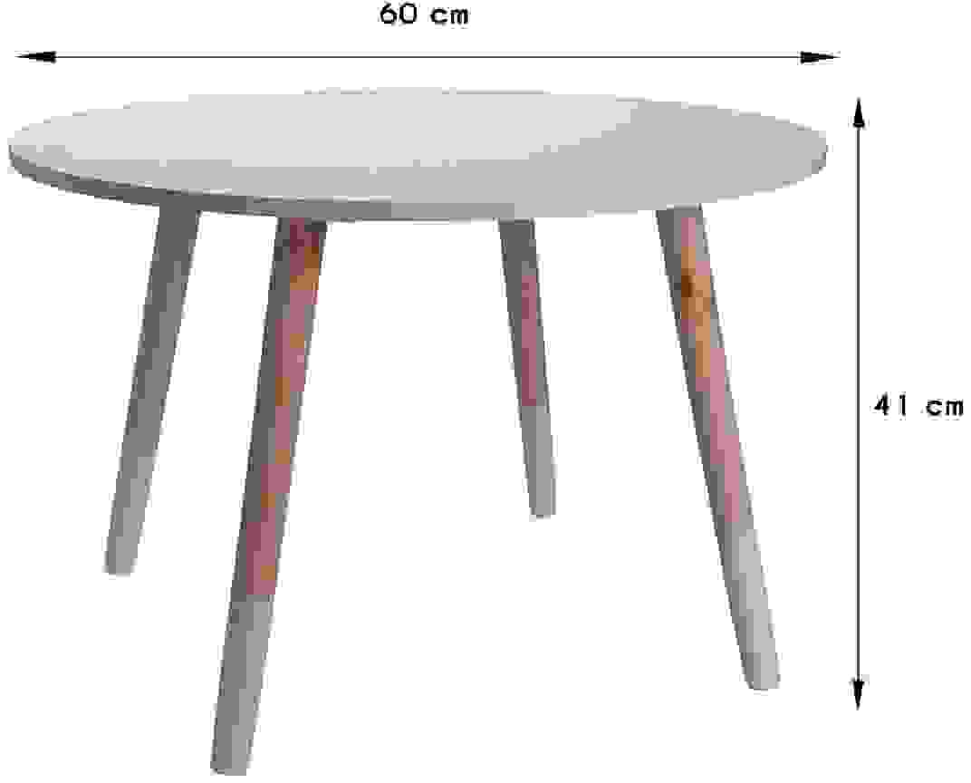 KidCollection SET - Kinderhocker und Kindertisch - Weiß
