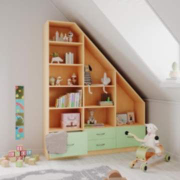 Kinderzimmer Regal Bari
