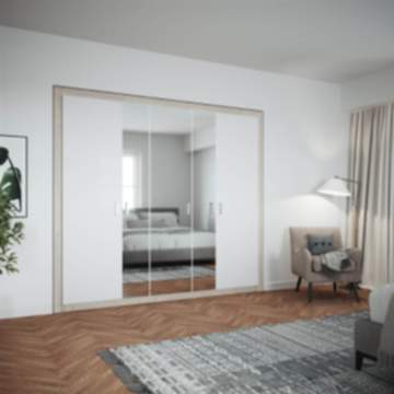 Kleiderschrank mit Passblende Modell Noel