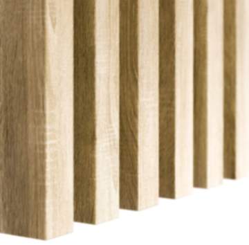 Klemp CLASSIC Lamellenwand aus MDF 30x40 mm, 17 Stück LA002 Sonoma Eiche