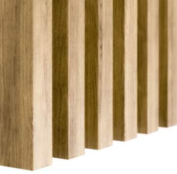 Klemp CLASSIC Lamellenwand aus MDF 30x40 mm, 17 Stück LA003 Natur Eiche