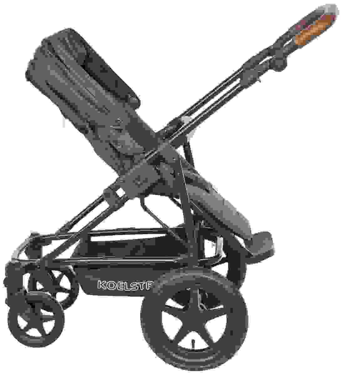 Koelstra Kinderwagen MIT Babytragetasche - Binque Daily Combi Kinderwagen - Schwarz