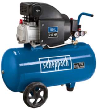 Kompressor HC54 scheppach - 230V 50Hz 1500W - 50L Neuware