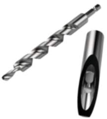 Kreg HD-Bohrer FOREMAN aus Stahl für 12 mm Pocket-Hole Bohrungen mit Bohrer-Führung