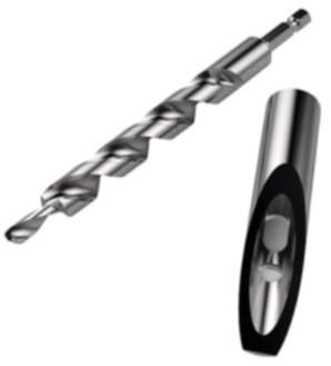 Kreg HD-Bohrer FOREMAN aus Stahl für 12 mm Pocket-Hole Bohrungen mit Bohrer-Führung