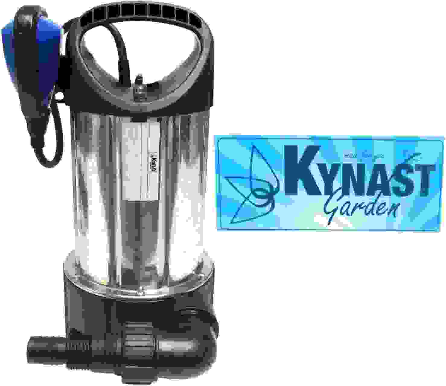 Kynast Garten-Tauchpumpe / Abwasserpumpe - 750W - Edelstahl -13.500 l/h