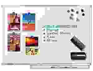 Legamaster Whiteboard PROFESSIONAL 200,0 x 155,0 cm weiß emaillierter Stahl