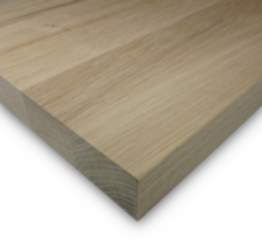 Leimholzplatte Eiche Zuschnitt 18 mm Holzplatte Möbelbau Echtholz Keilgezinkt
