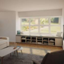 Lowboard zum Sitzen Mona