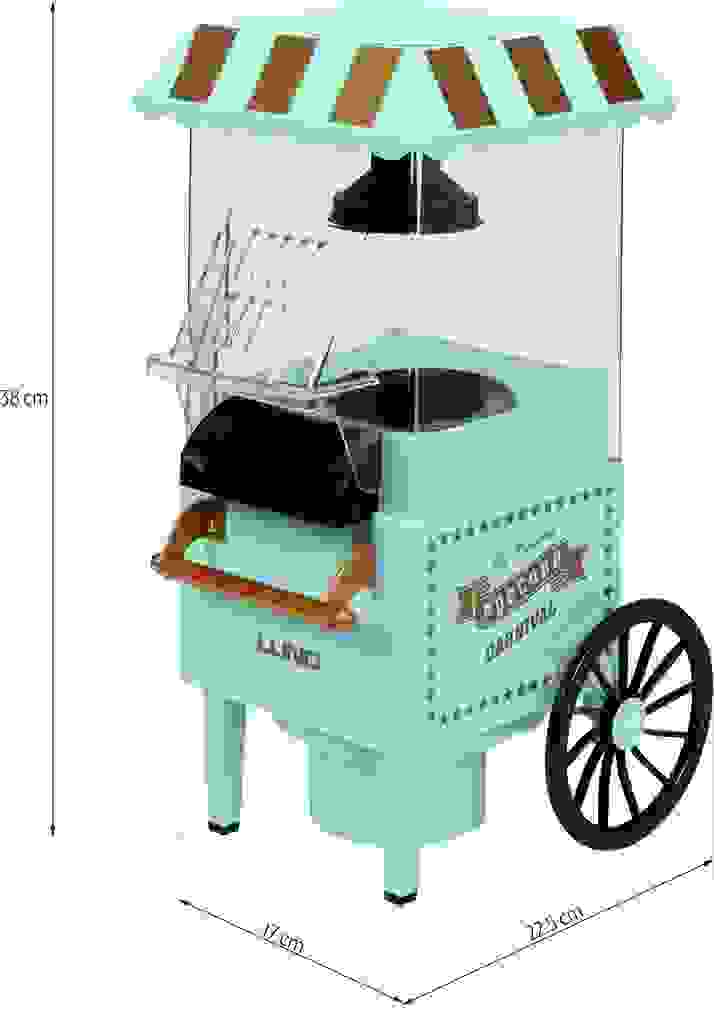 LUND Popcornmaschine - 1200W - Popcorn fertig in 3 Minuten