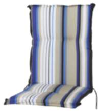 Madison Gartenmöbelauflage Putar blau Niederlehner Kissen Auflage 1100x500x80 mm