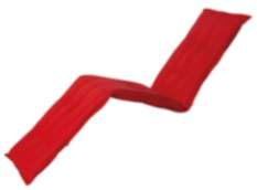 Madison Liegenauflage Basic Red 200x60x7 cm