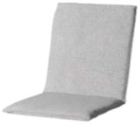 Madison Stapelstuhl Kissen Outdoor Manchester Light Grey