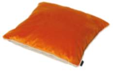 Madison Zierkissen Velvet Orange / Panama Linnen 45x45 cm