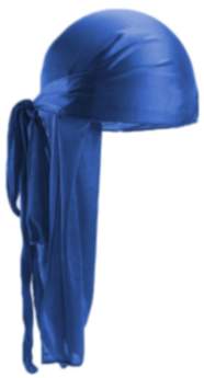 Magic Seidiger Satin Durag - Blau